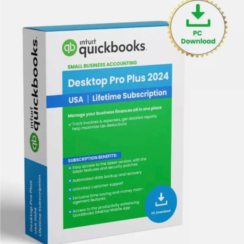 Intuit QuickBooks Desktop Pro Plus 2024